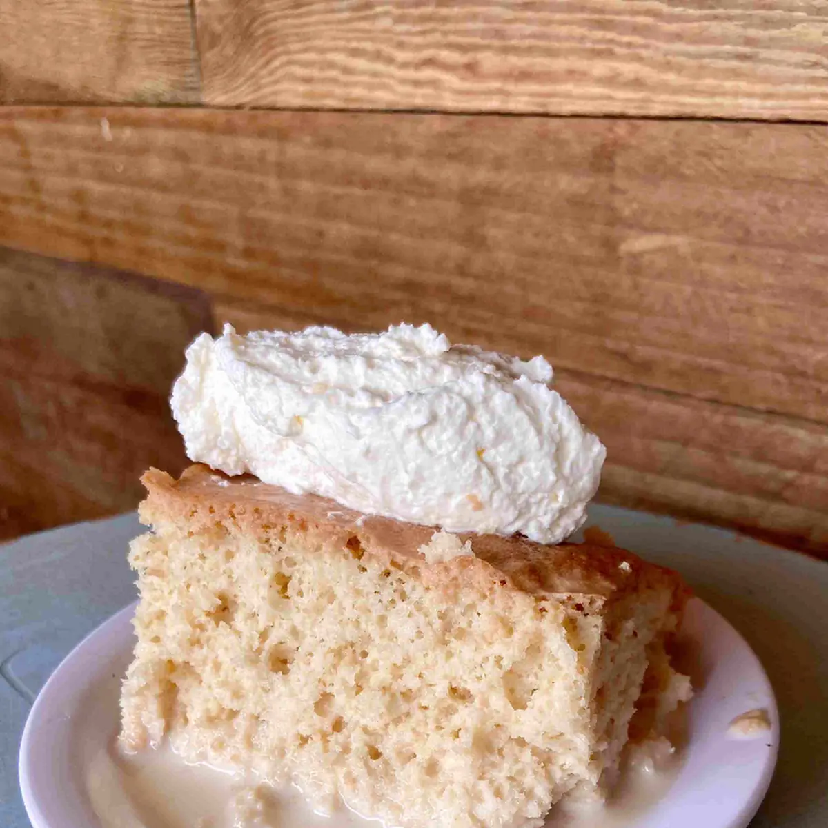 Tres Leches Cake with Cream