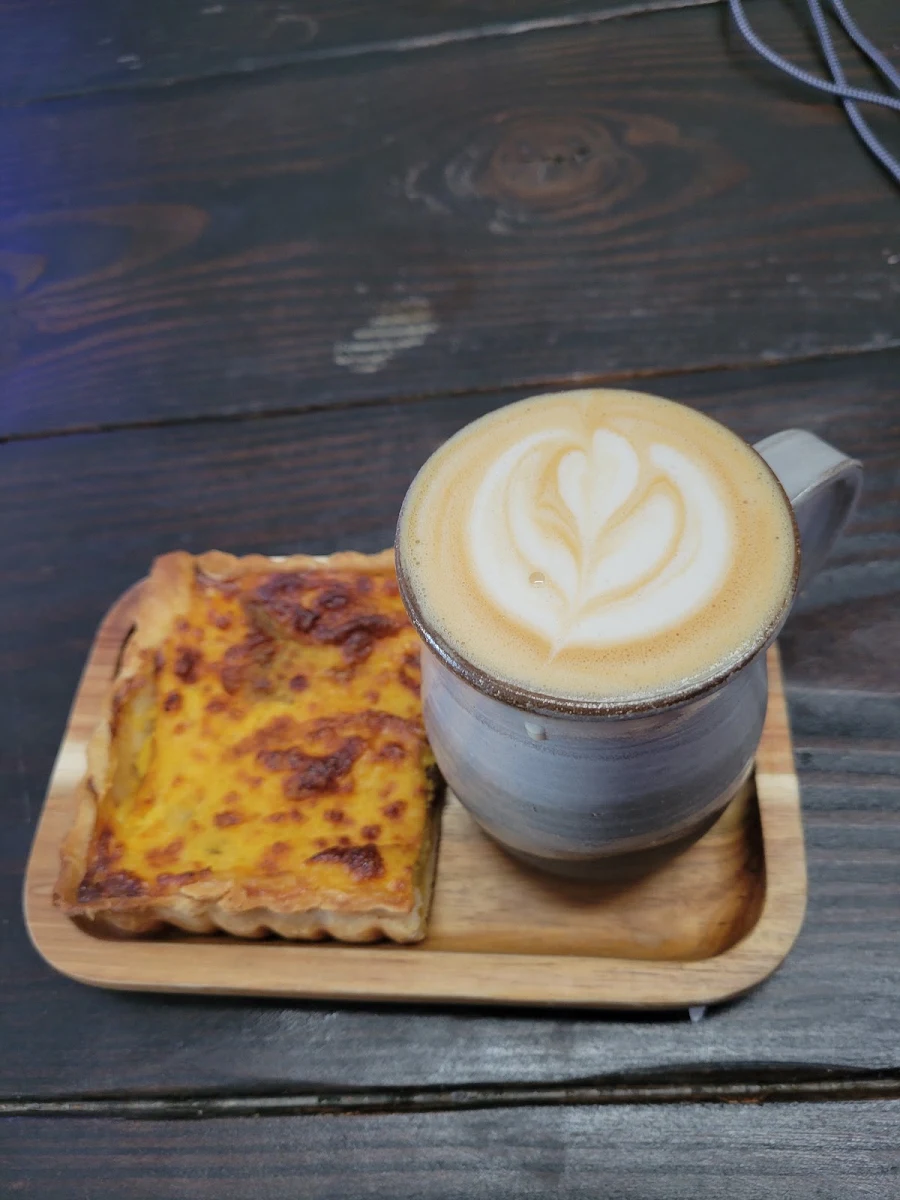 Maple Latte and Quiche