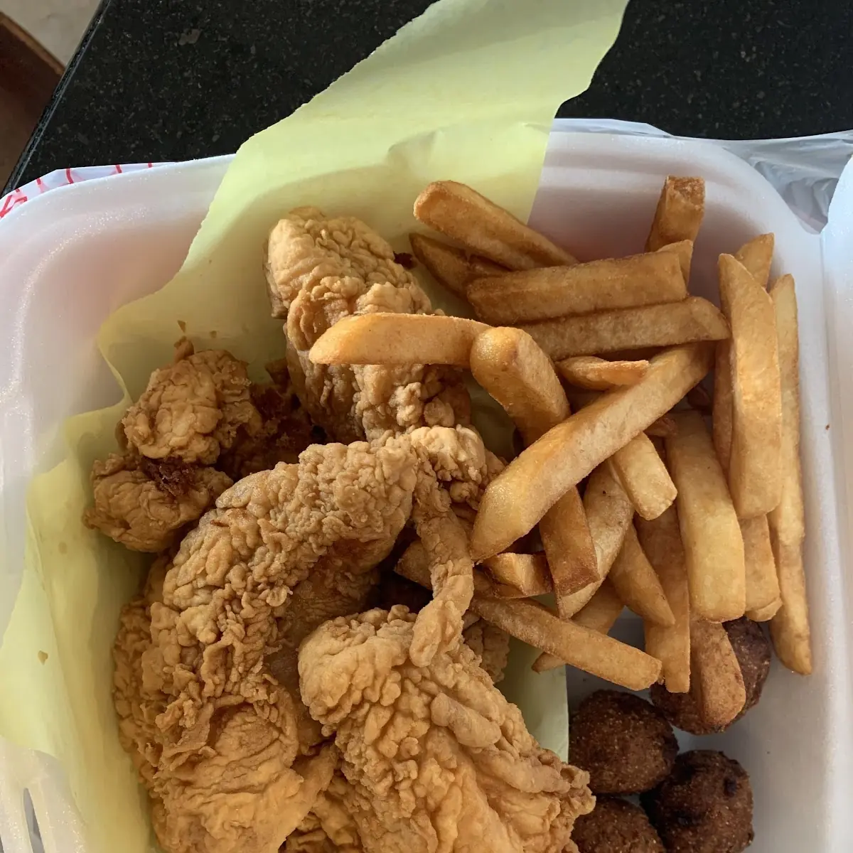 Chicken Tenders Fries Onion Rings