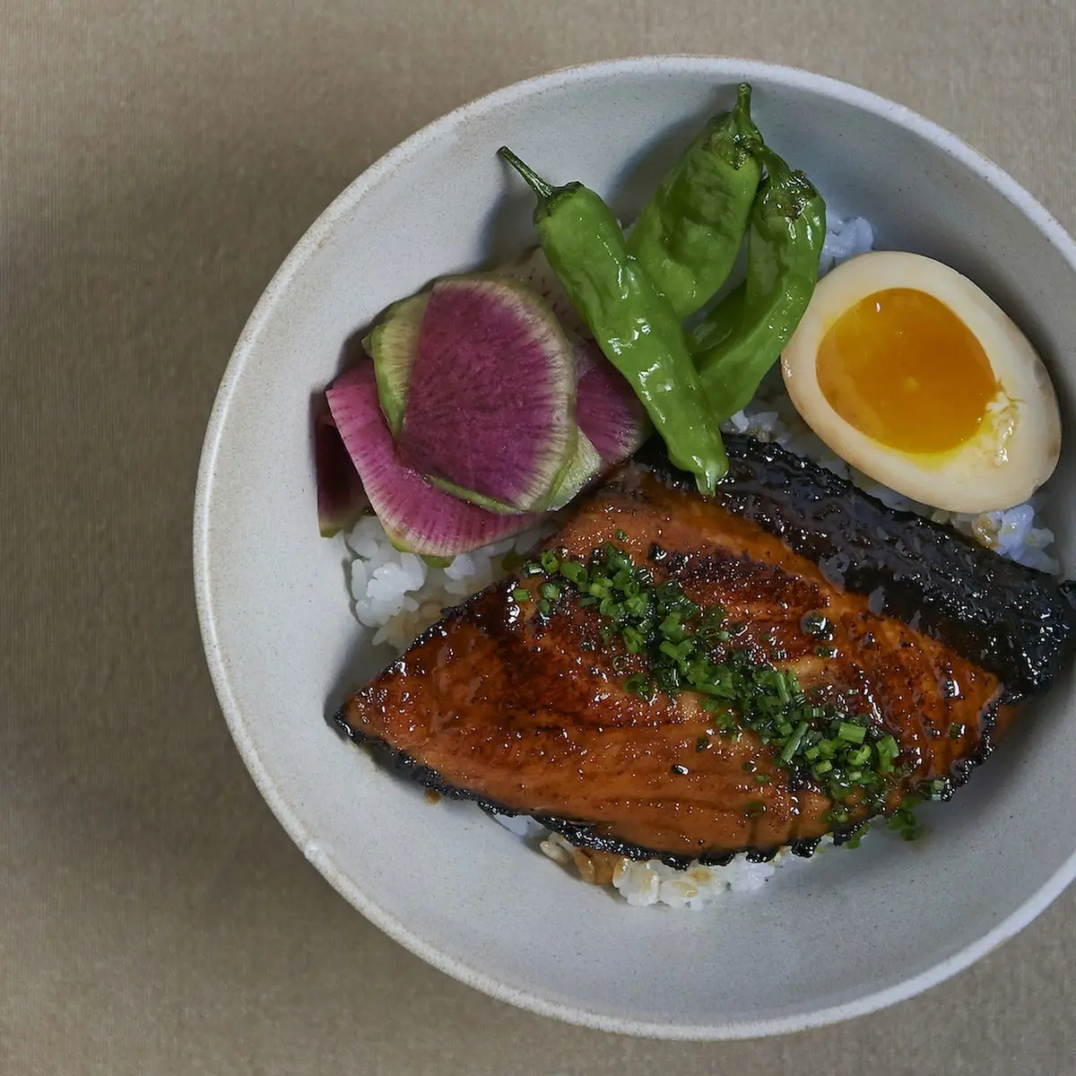 Salmon Teriyaki Bowl GF