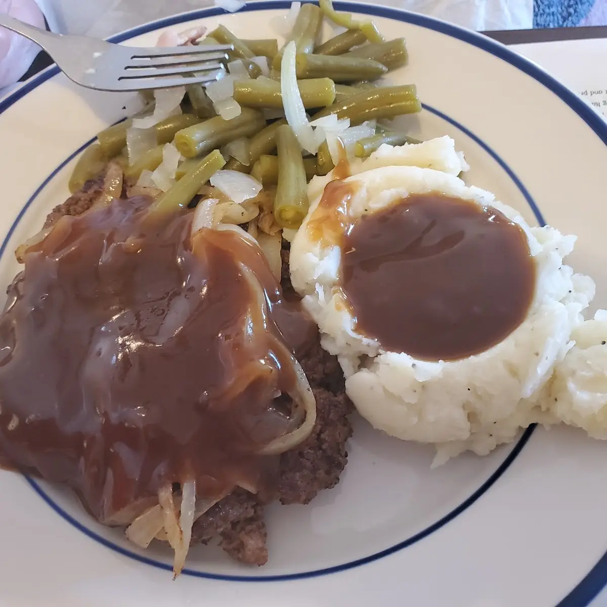 Hamburger Steak with Onions