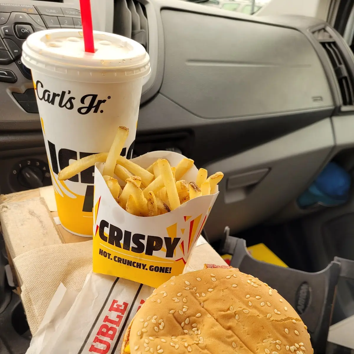 Western Burger Fries and Coke