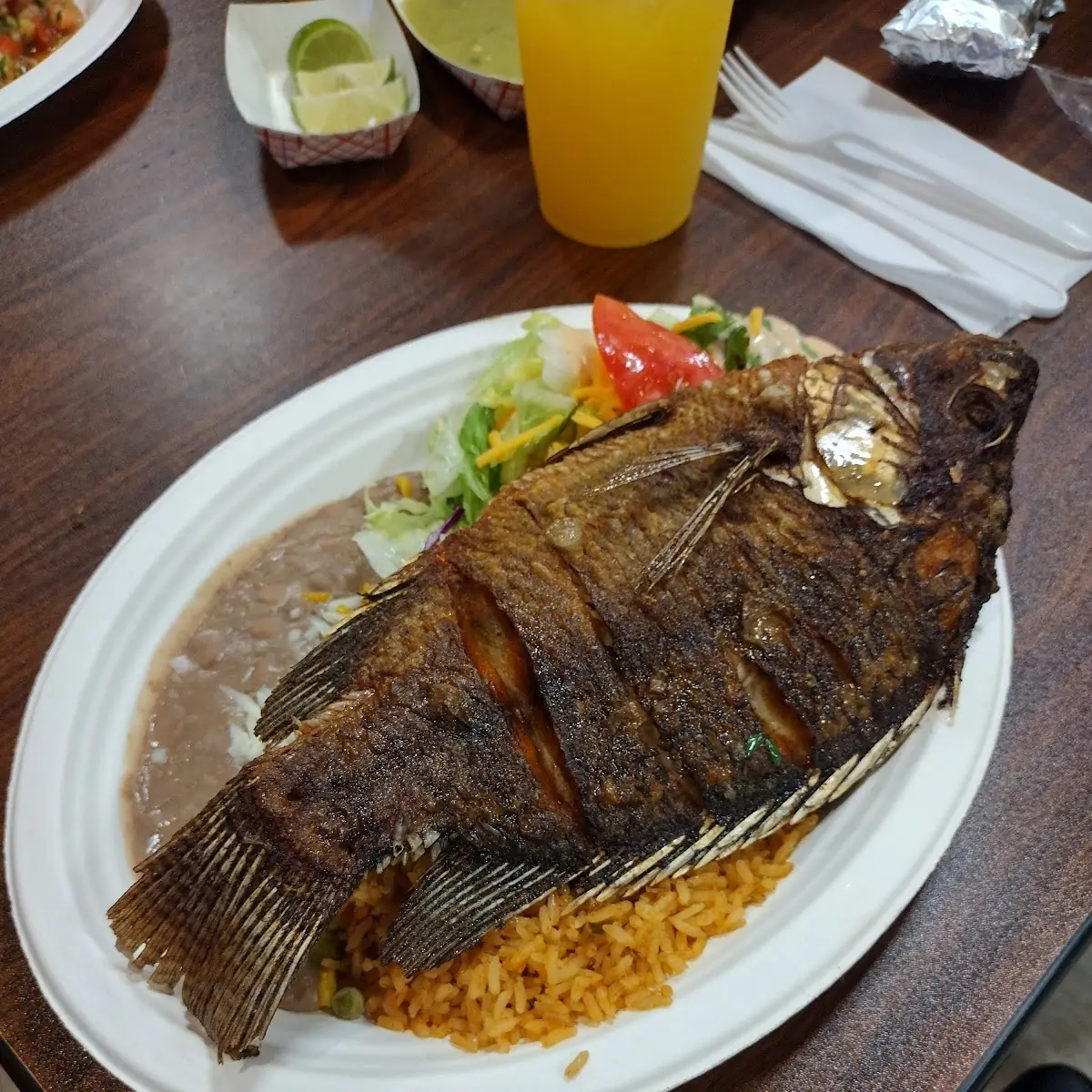 Mojarra Frita Fried Tilapia