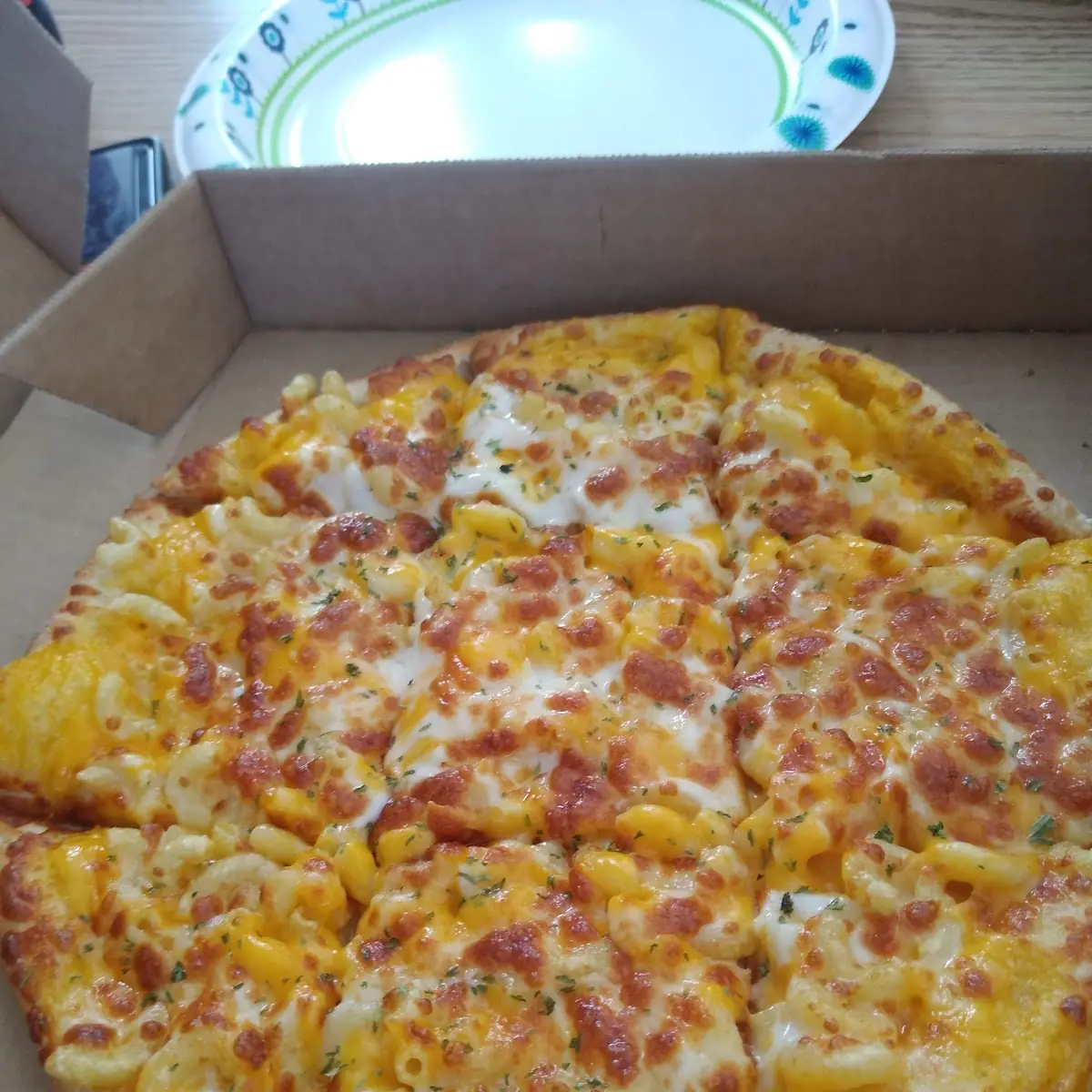 Macaroni and Cheese Pizza