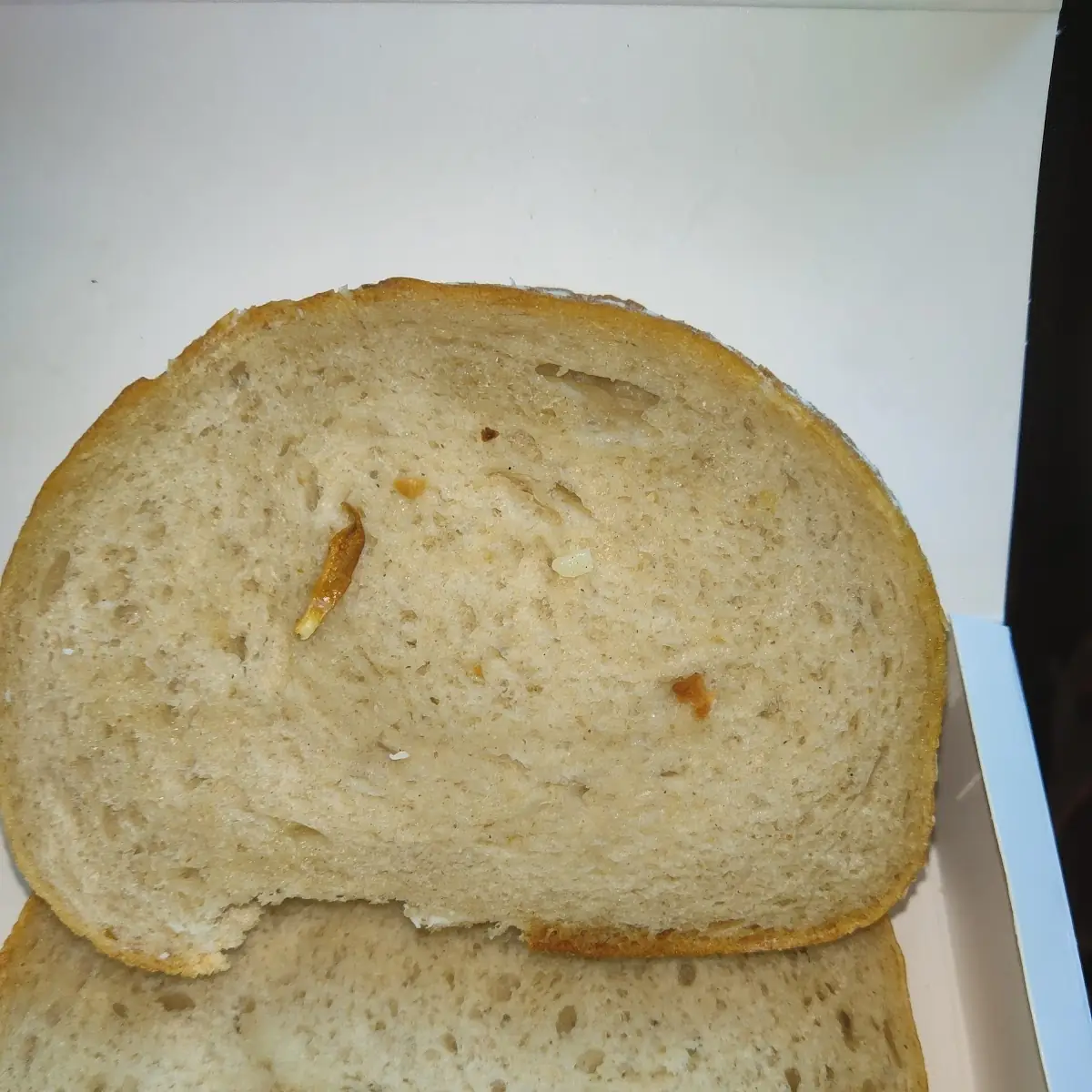 Stale Ice Cold Untoasted Sourdough Bread