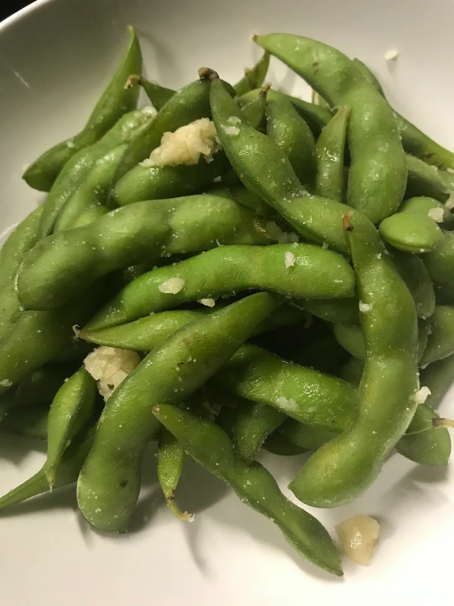 Garlic Edamame