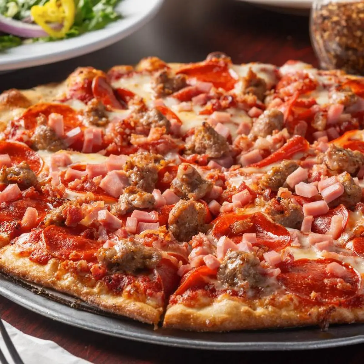 All Meat Thin Crust