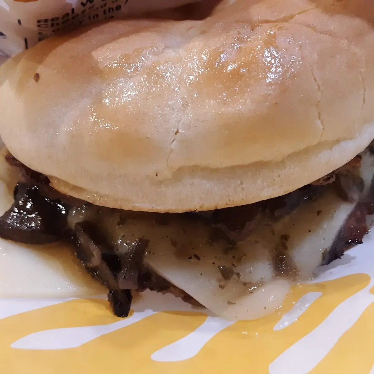 Mushroom Swiss Burger