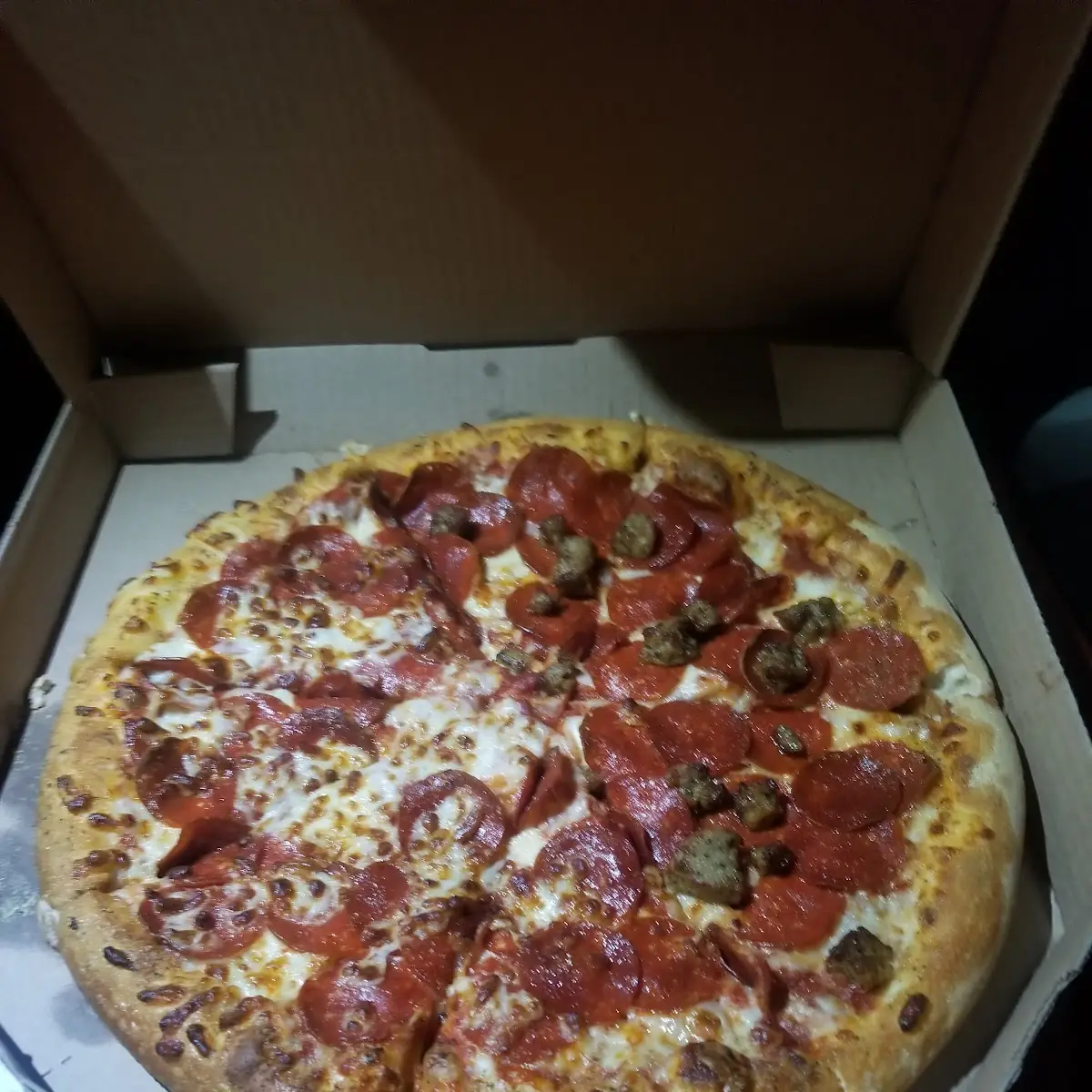 Pepperoni Sausage Pizza