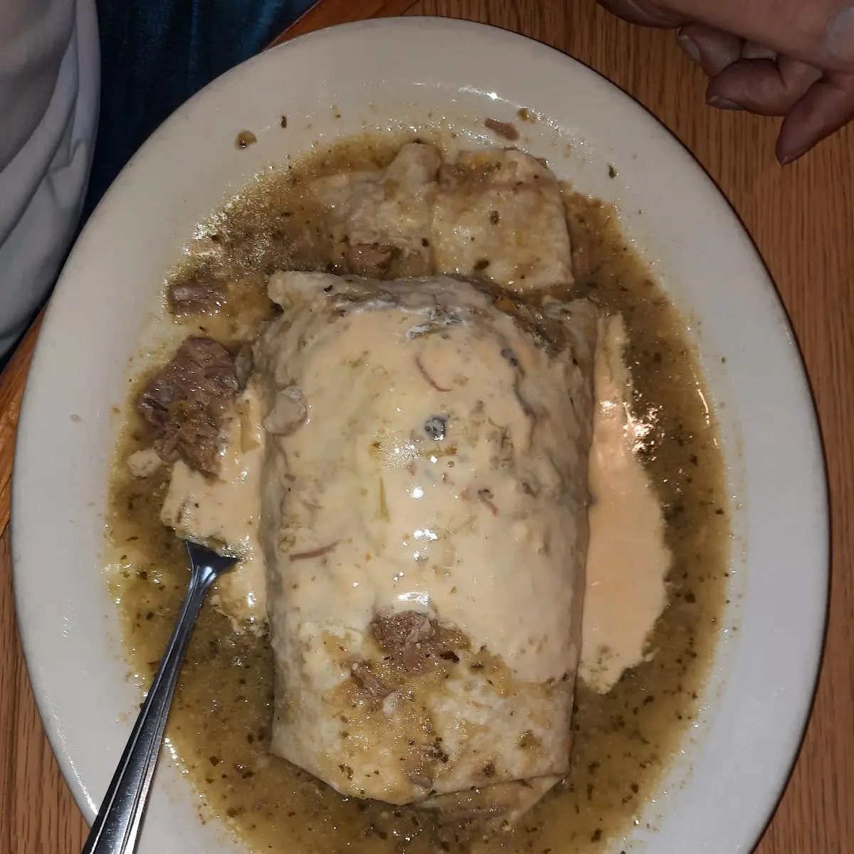 Shredded Beef Burrito