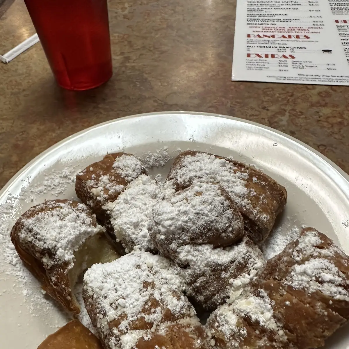 French Toast with Powdered Sugar
