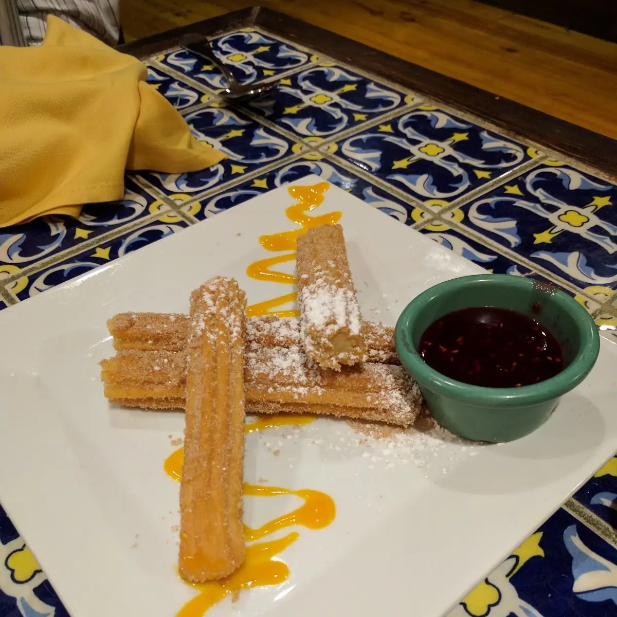 Churros with Chocolate Dipping Sauce