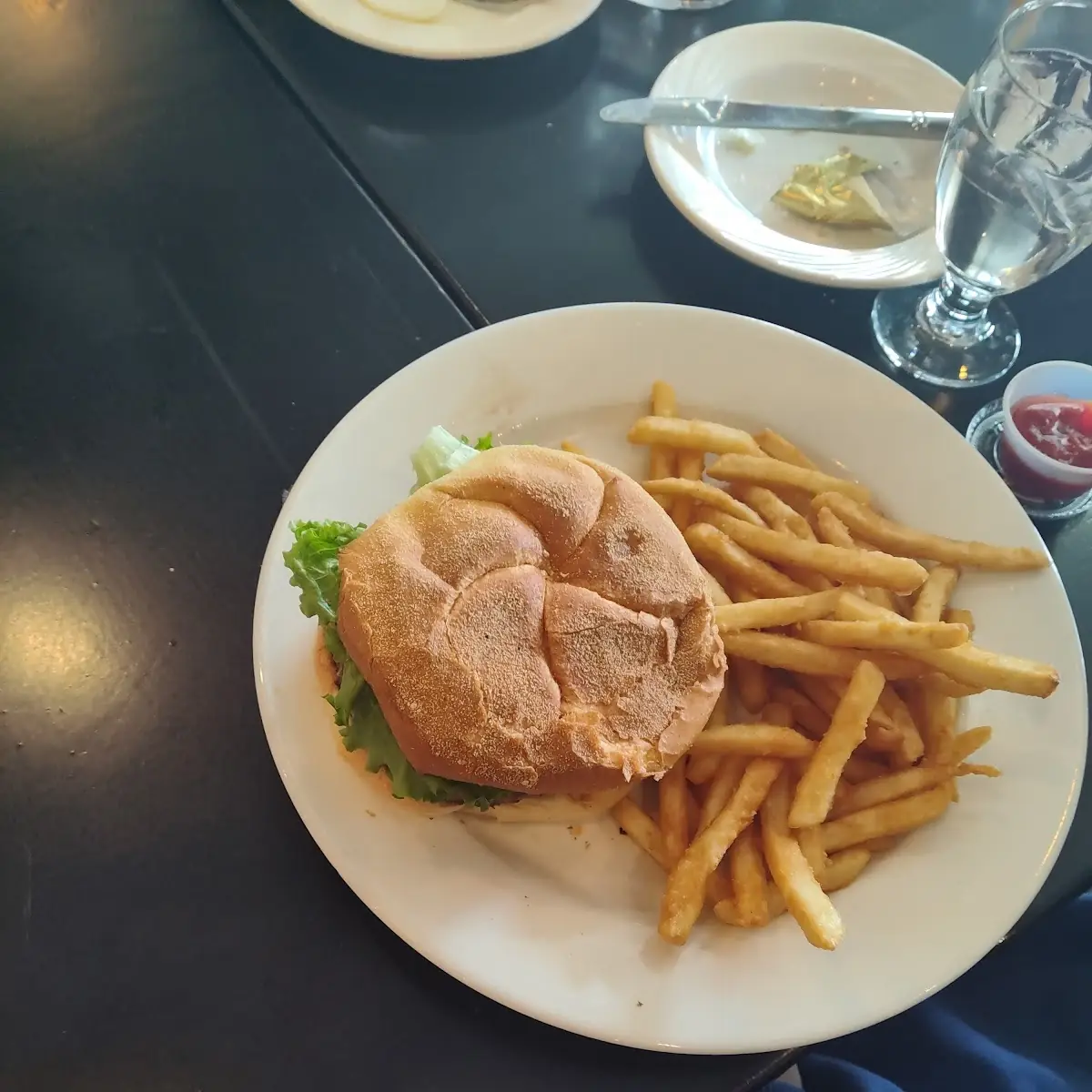 Burger and Fries