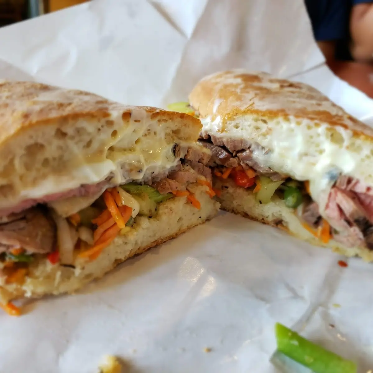 Asian Flank Steak Sandwich