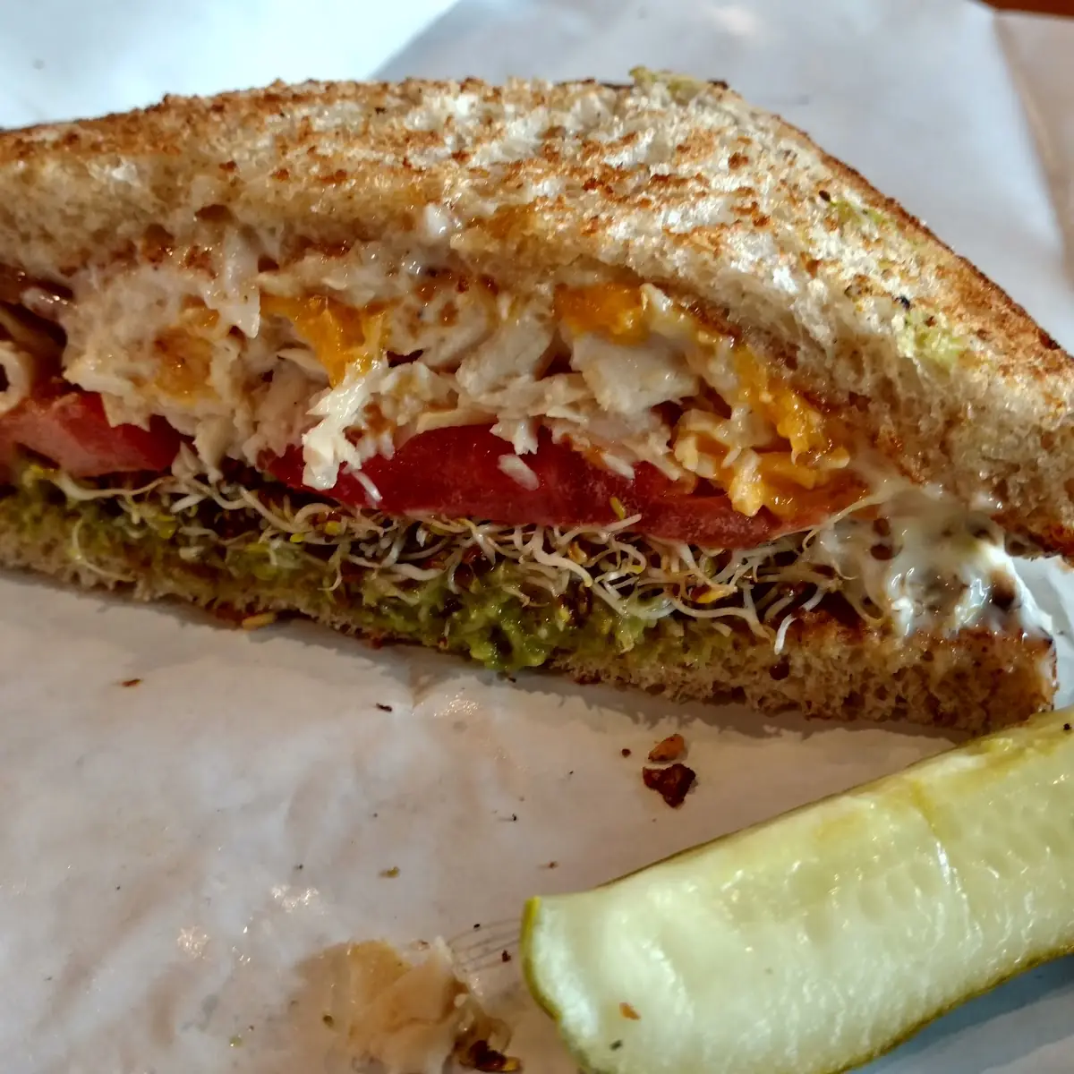 Turkey Bacon Avocado Sandwich