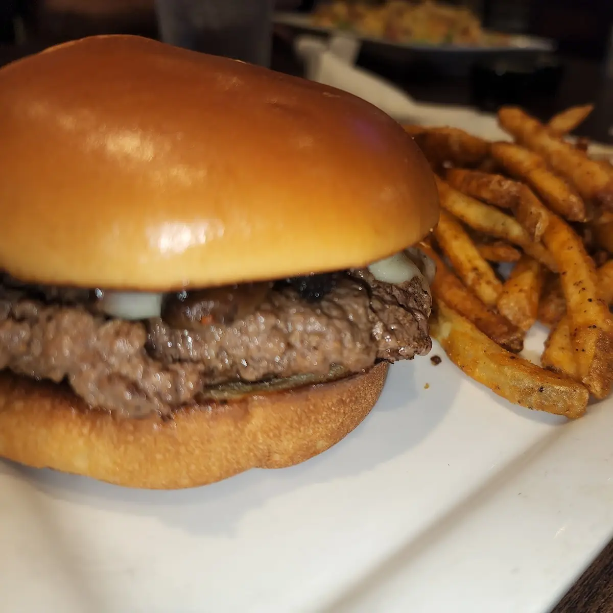 Mushroom Swiss Burger