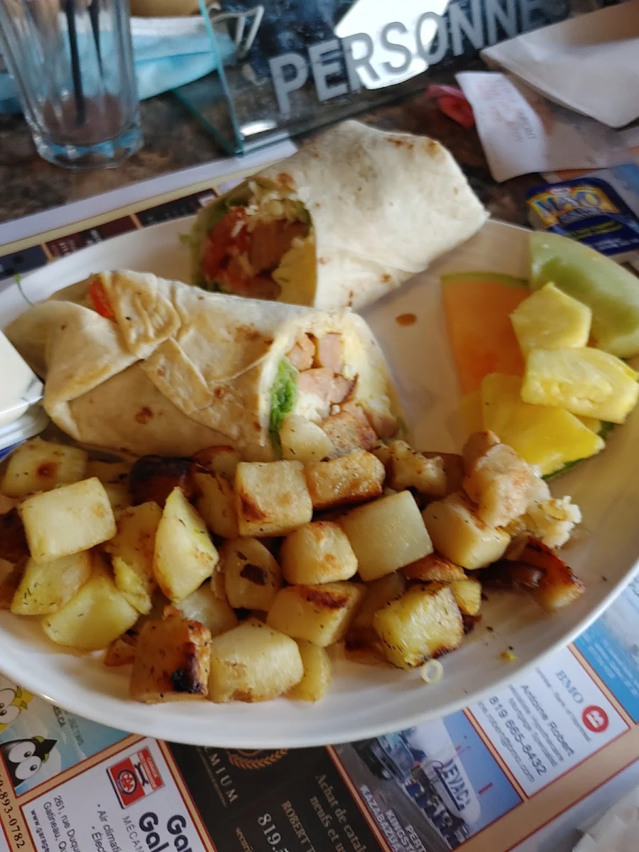 Breakfast Wrap with Bacon
