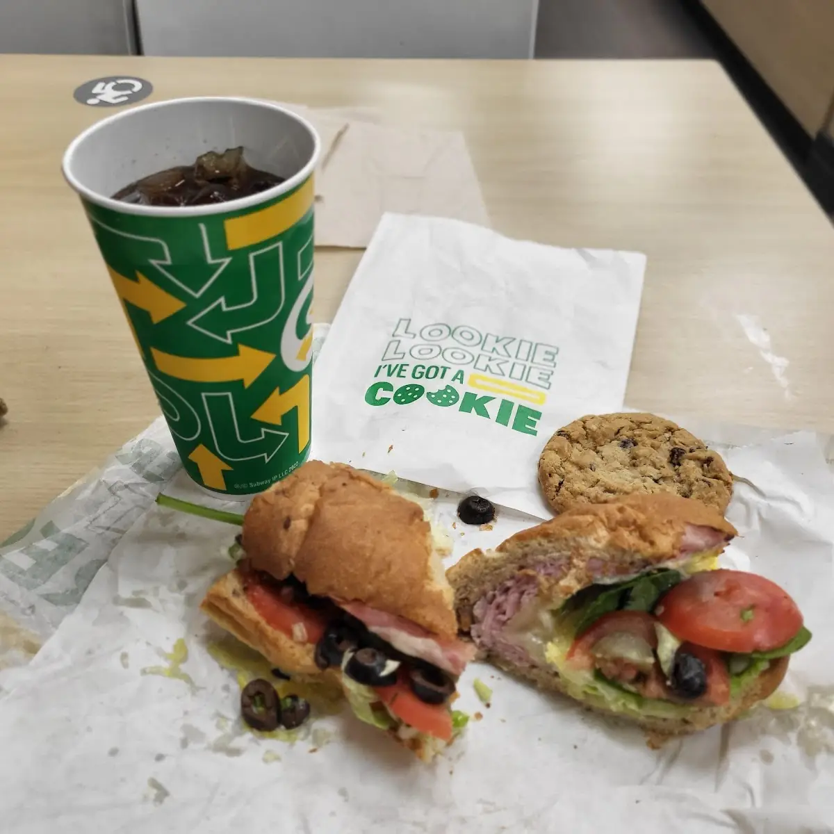 Subway Footlong Cookie