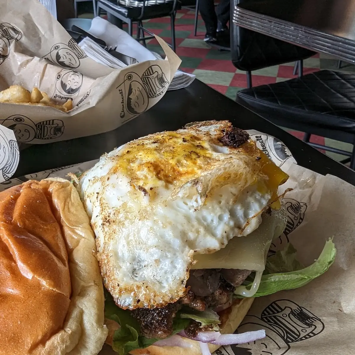 Mushroom Swiss Burger