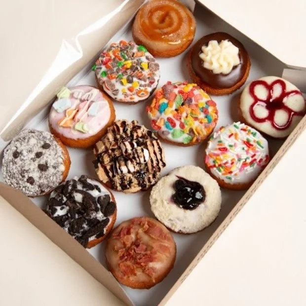 Assorted Mini Donuts with Toppings