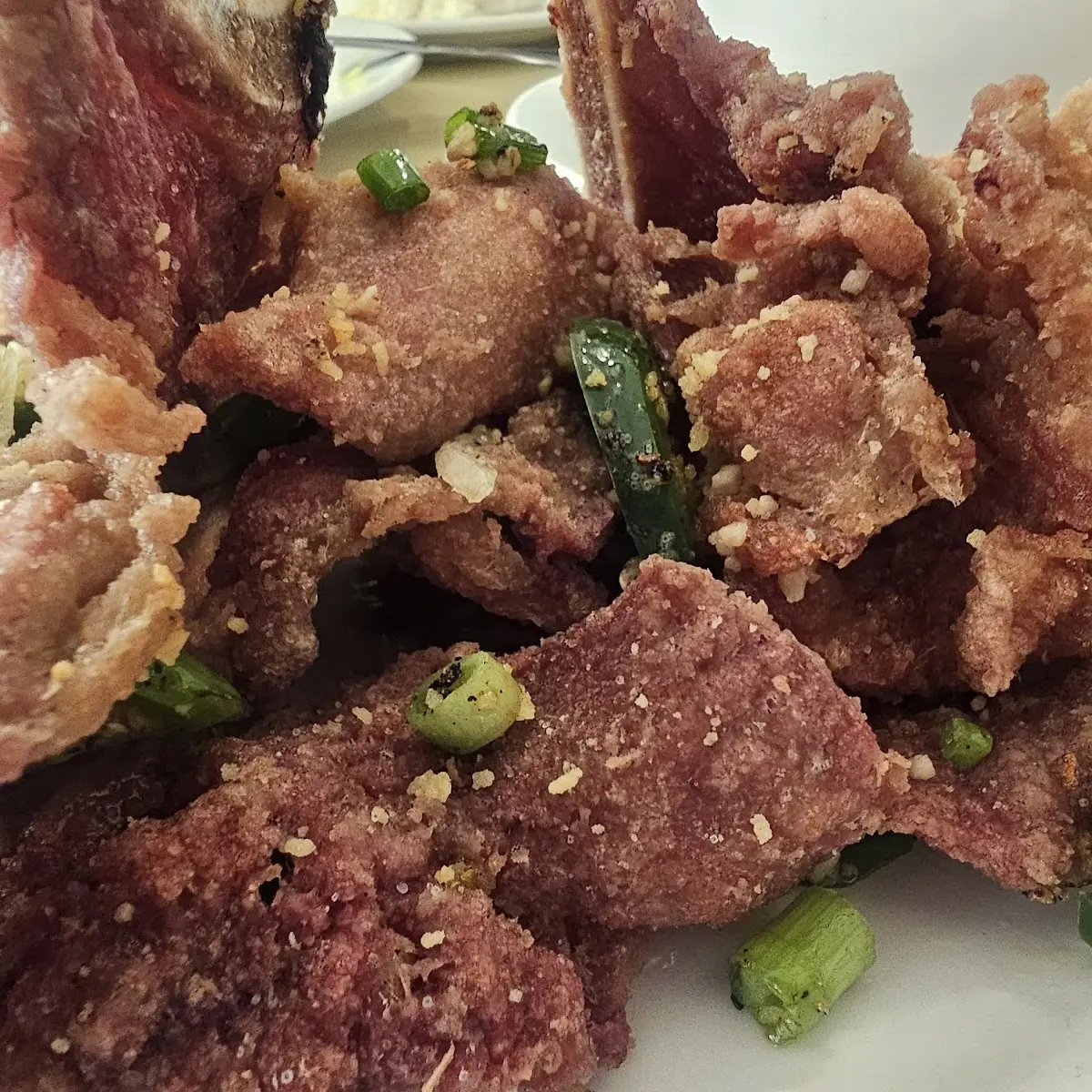 Fried Pork Chop with Salt Pepper