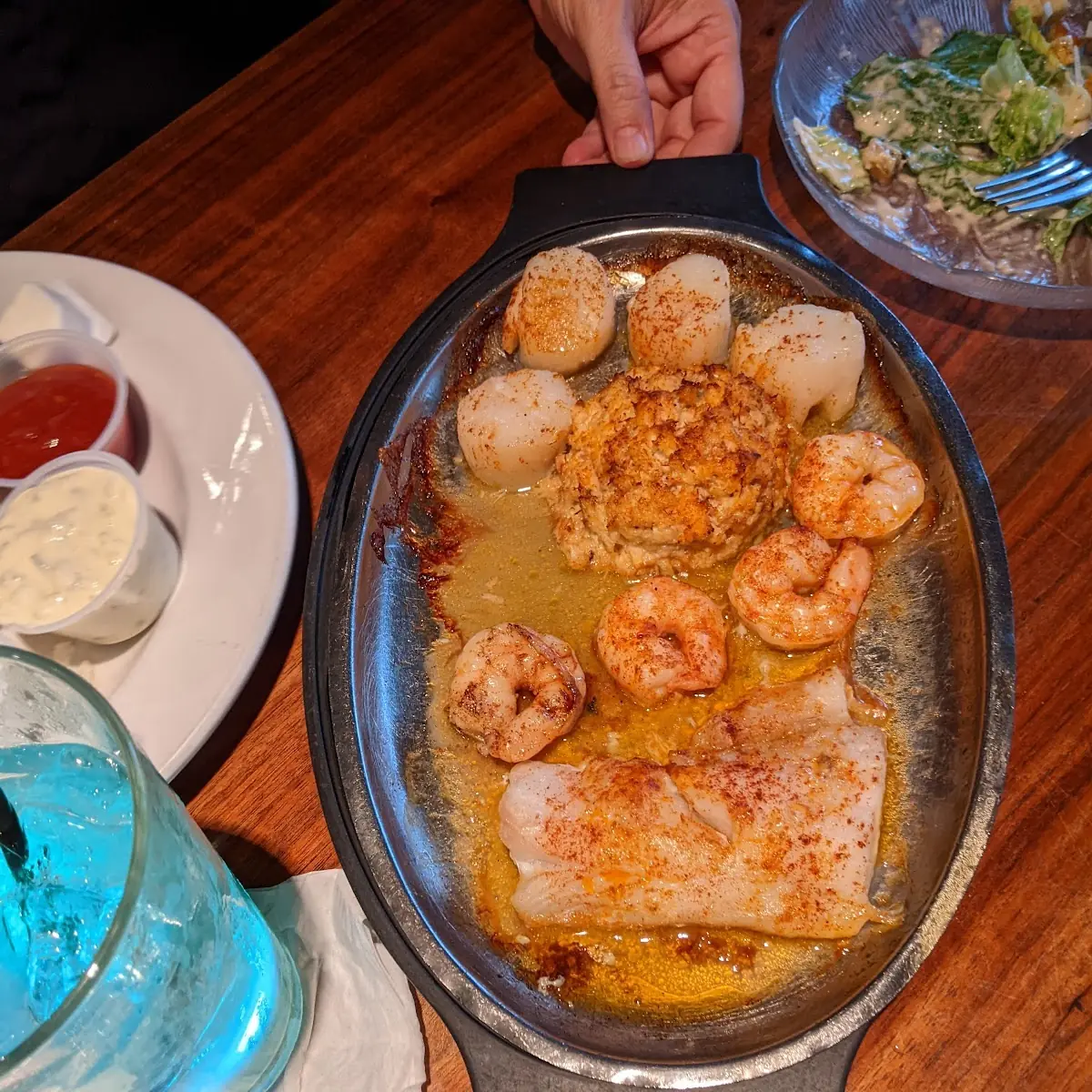Broiled Seafood Sampler