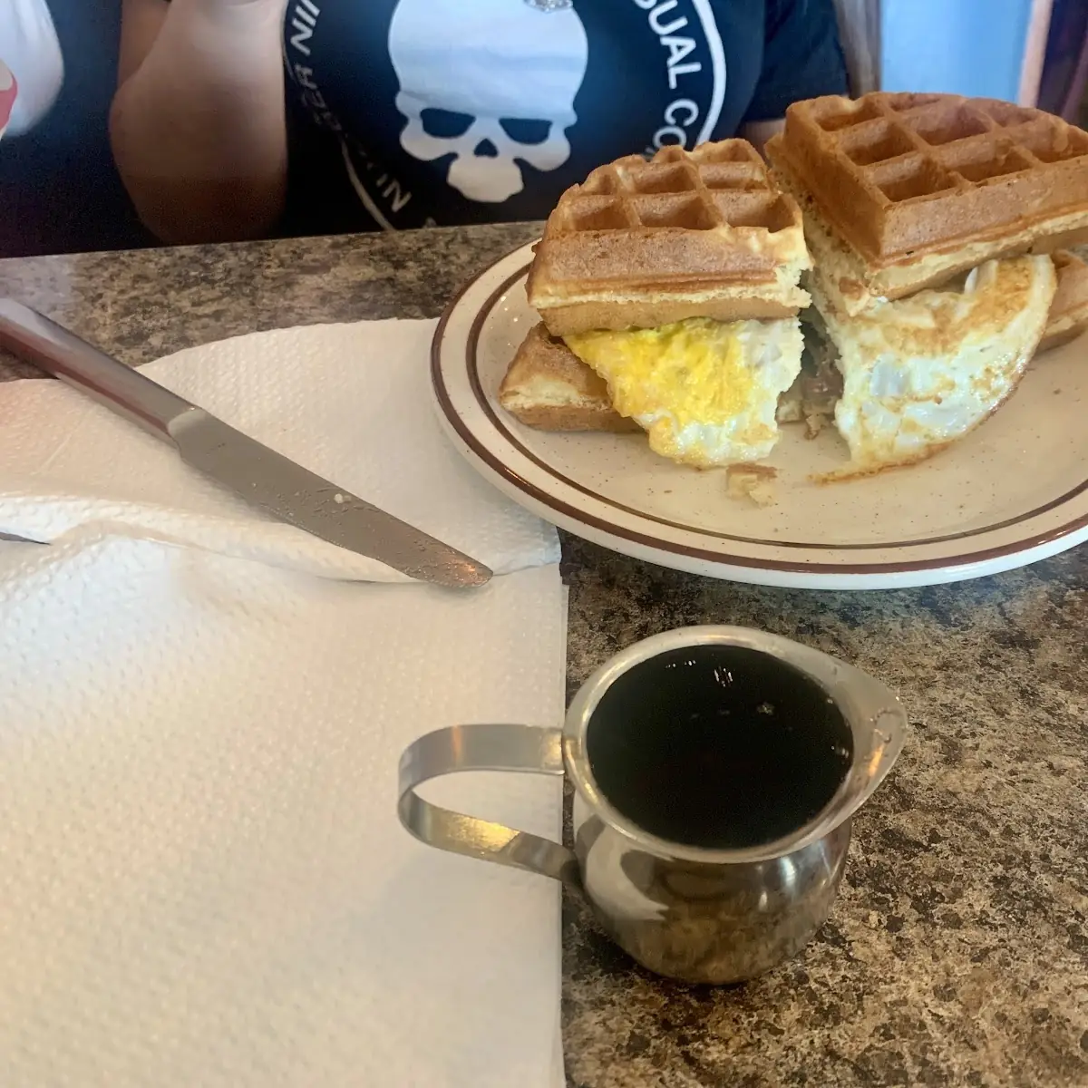 Waffle Breakfast Sandwich