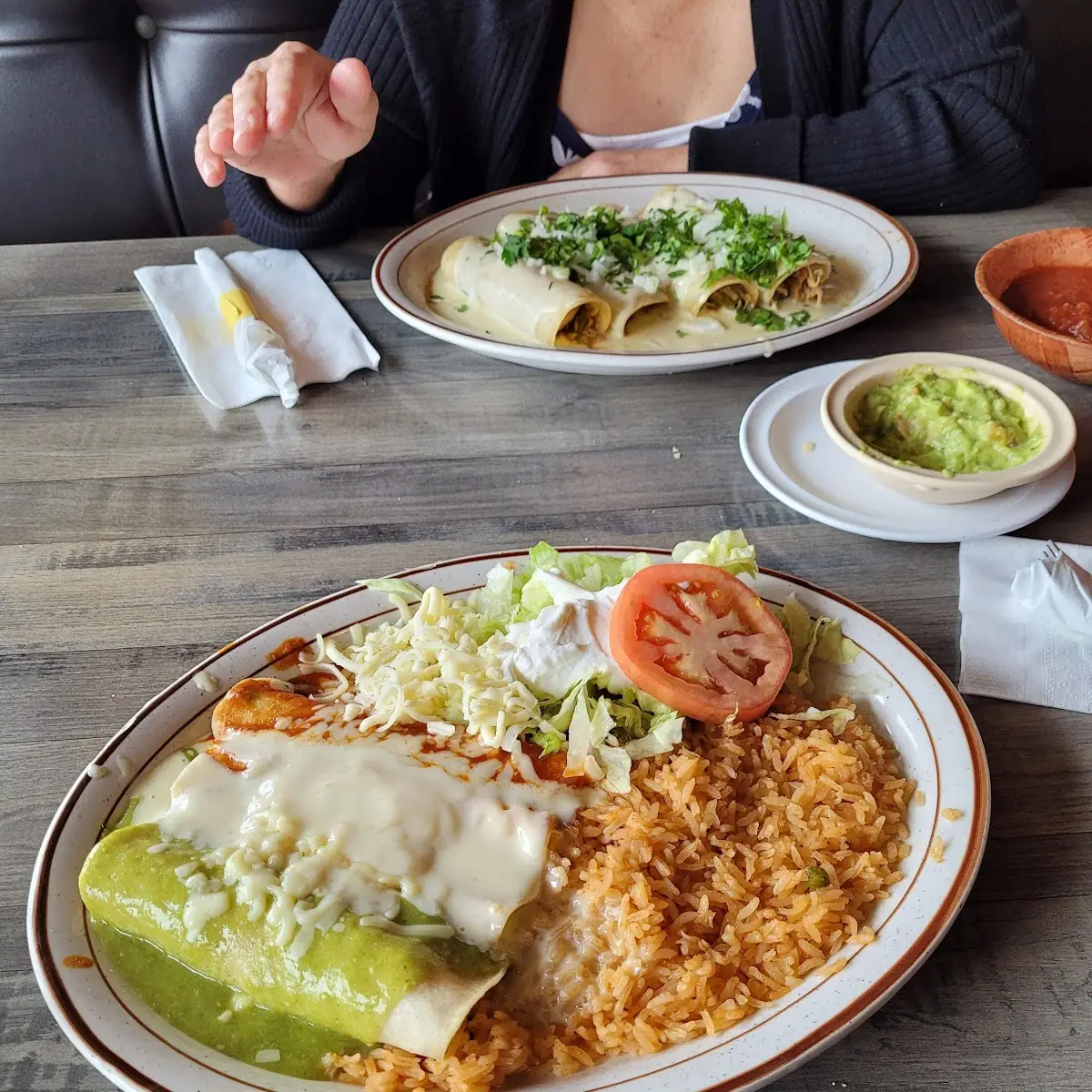 Steak Quesadilla and Enchilada