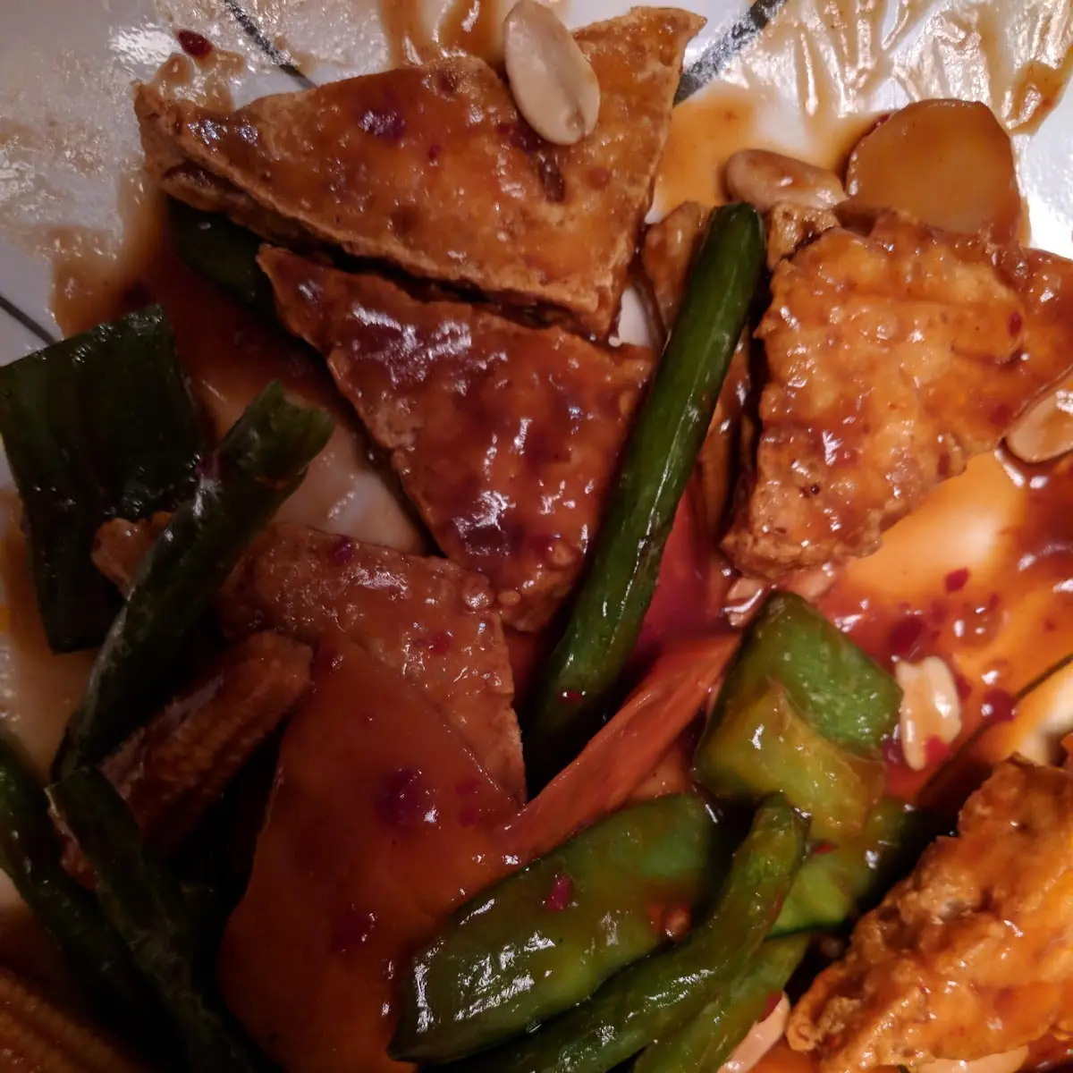 Bean Curd Szechuan Style No Meat