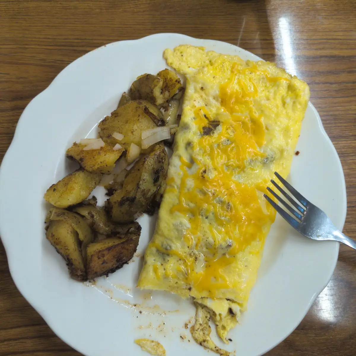 Number 2 Meat & Cheese Omelette