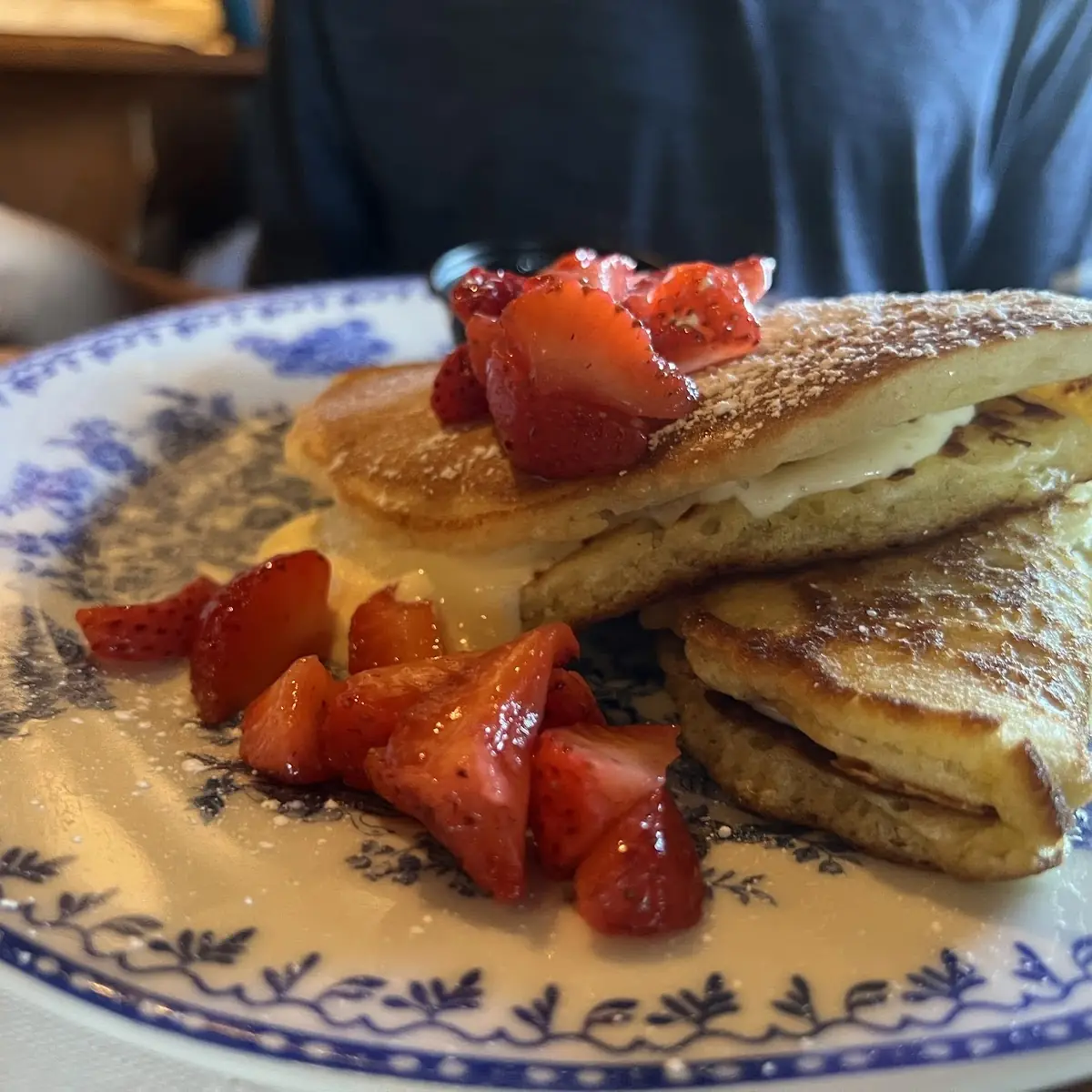 Strawberry Cheesecake Pancakes