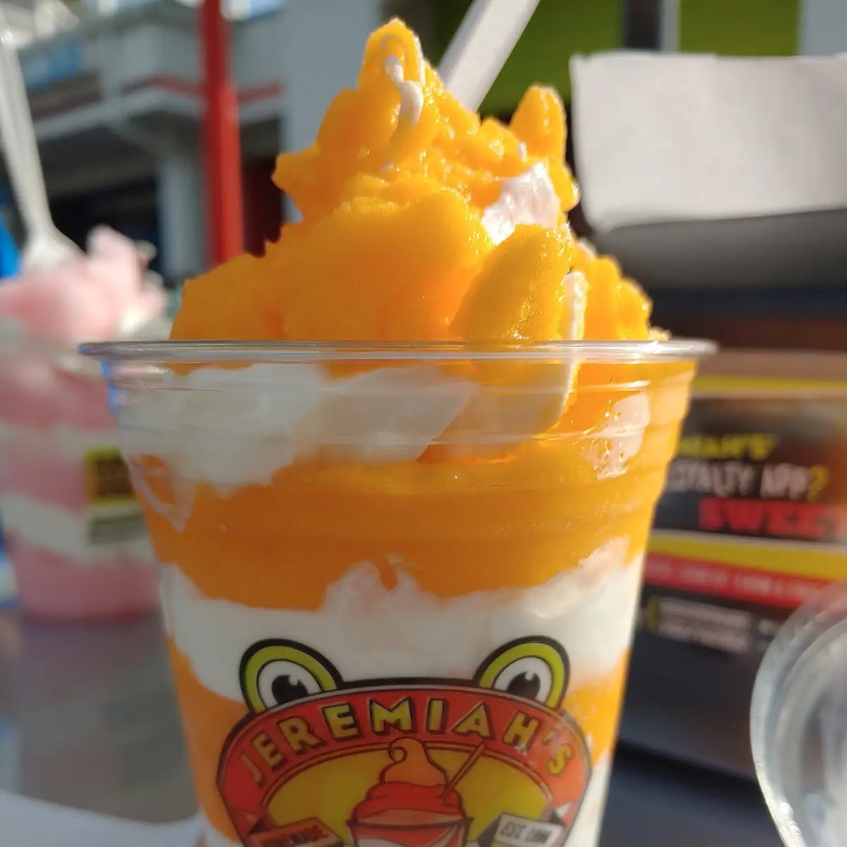Orange Smash with Vanilla Ice Cream