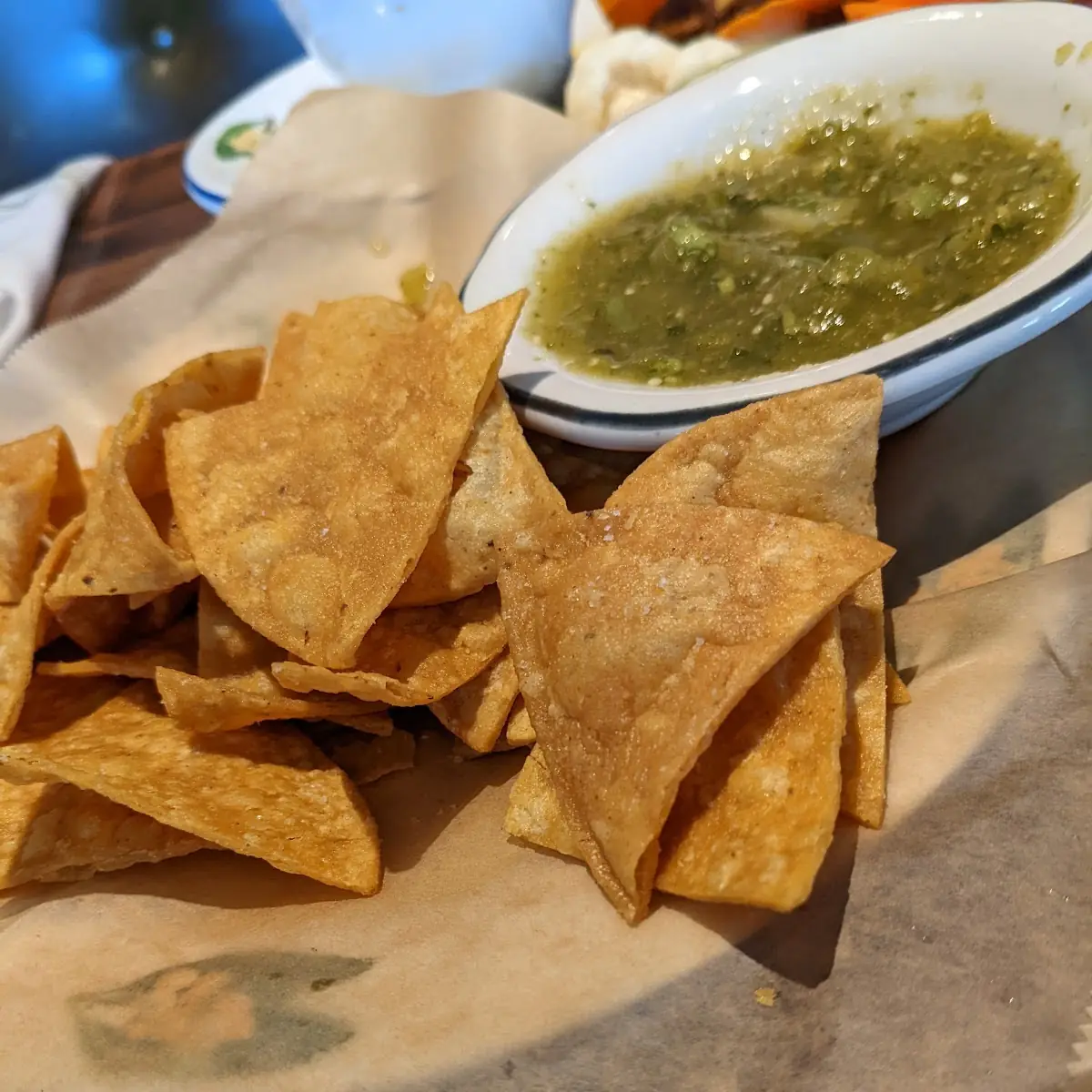 Chips and Salsa Verde