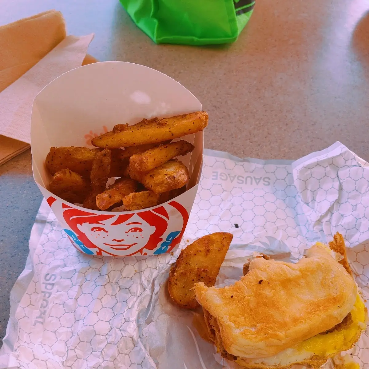 Sausage Egg and Cheese Croissant