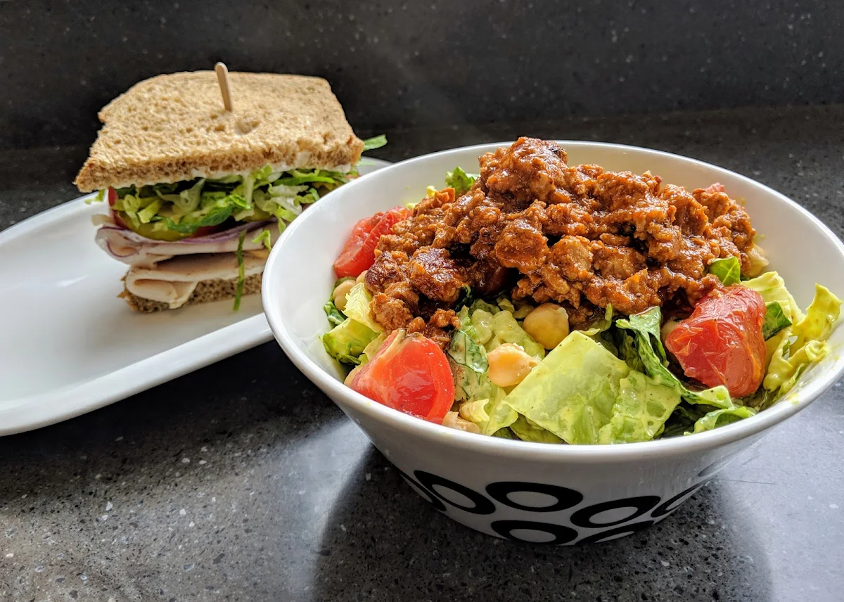 Cesar Salad with Chicken Tika Masala