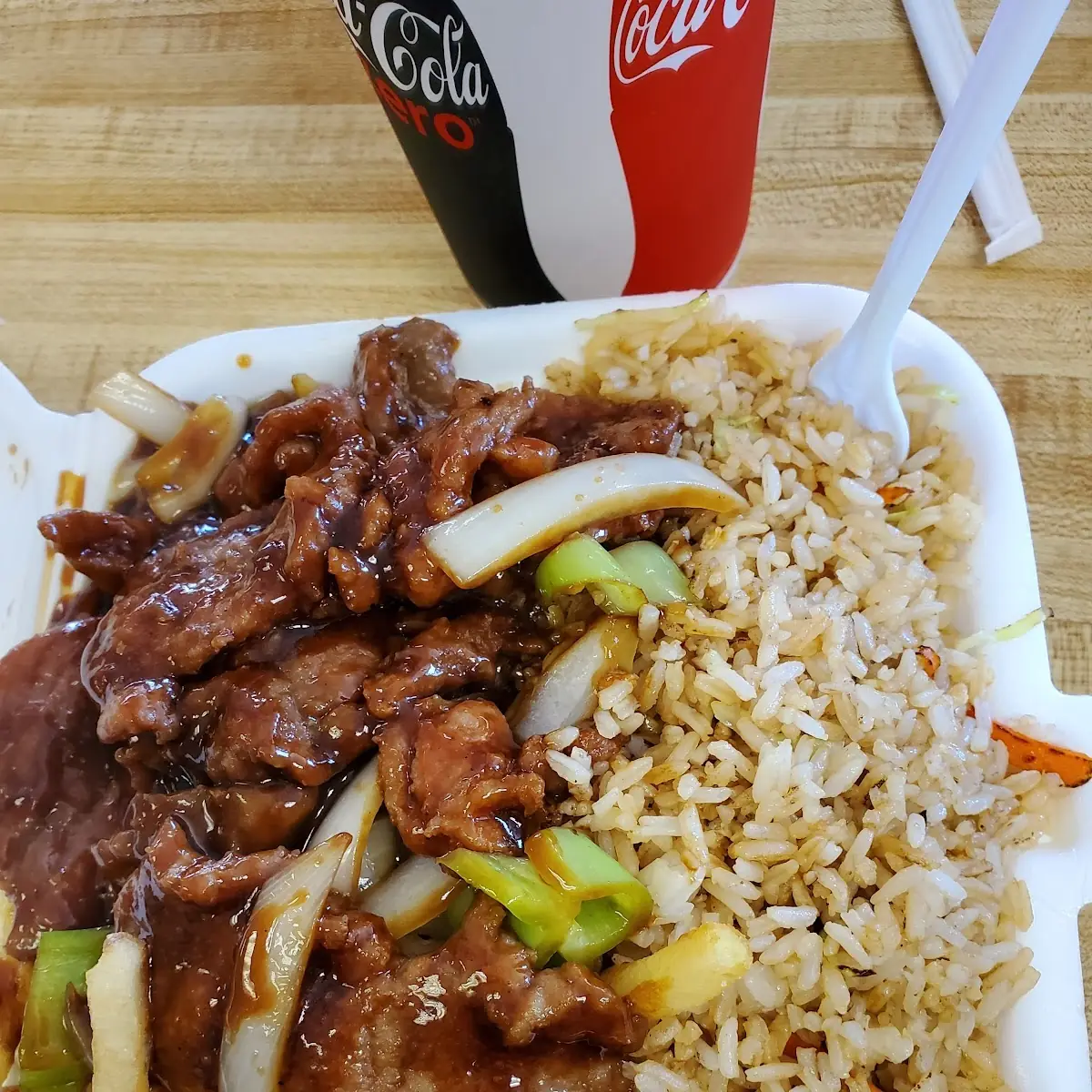 Pepper Steak Combination Fried Rice