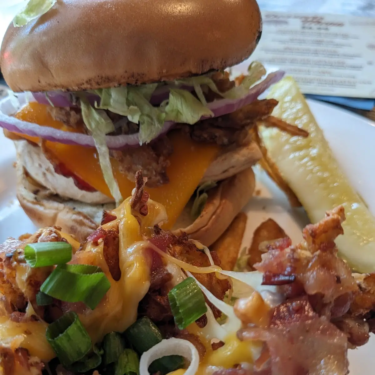 Chicken Sandwich with Loades Pub Tots