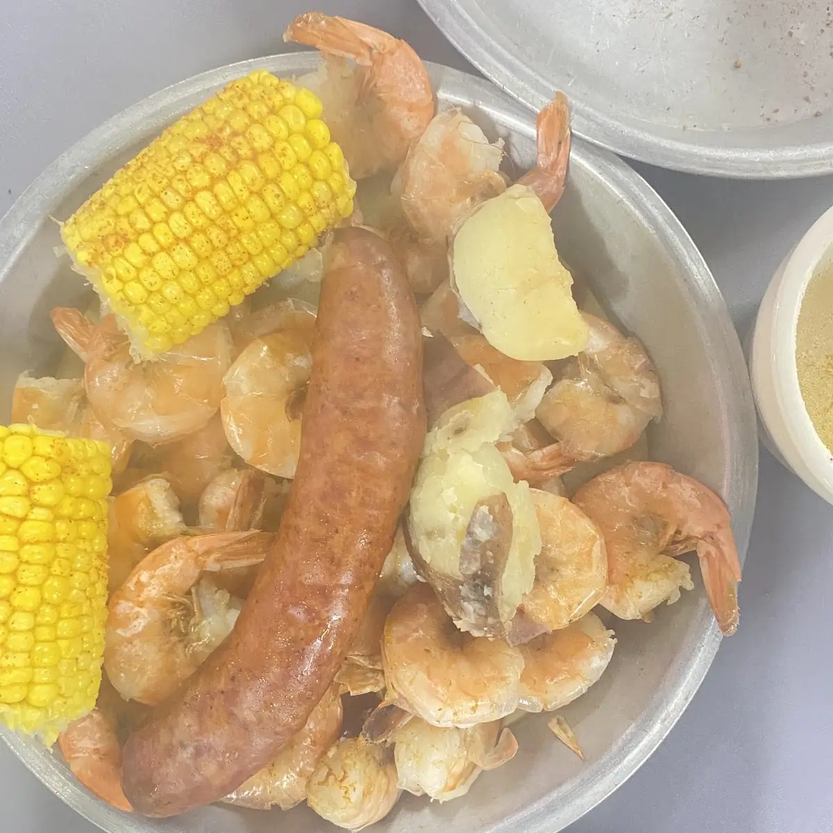 Boiled Shrimp Dinner