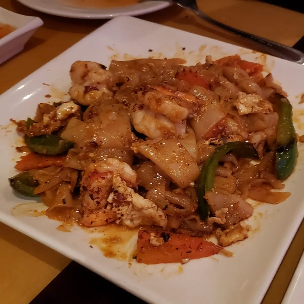 Drunken Noodles with Shrimp