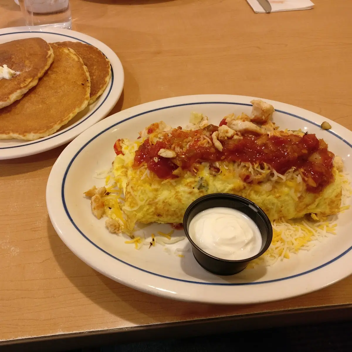 Chicken Fajita Omelet