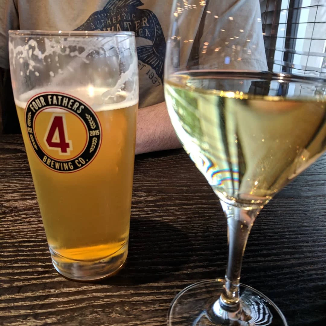 Pinot Grigio and Pilsner, The Bruce Craft House