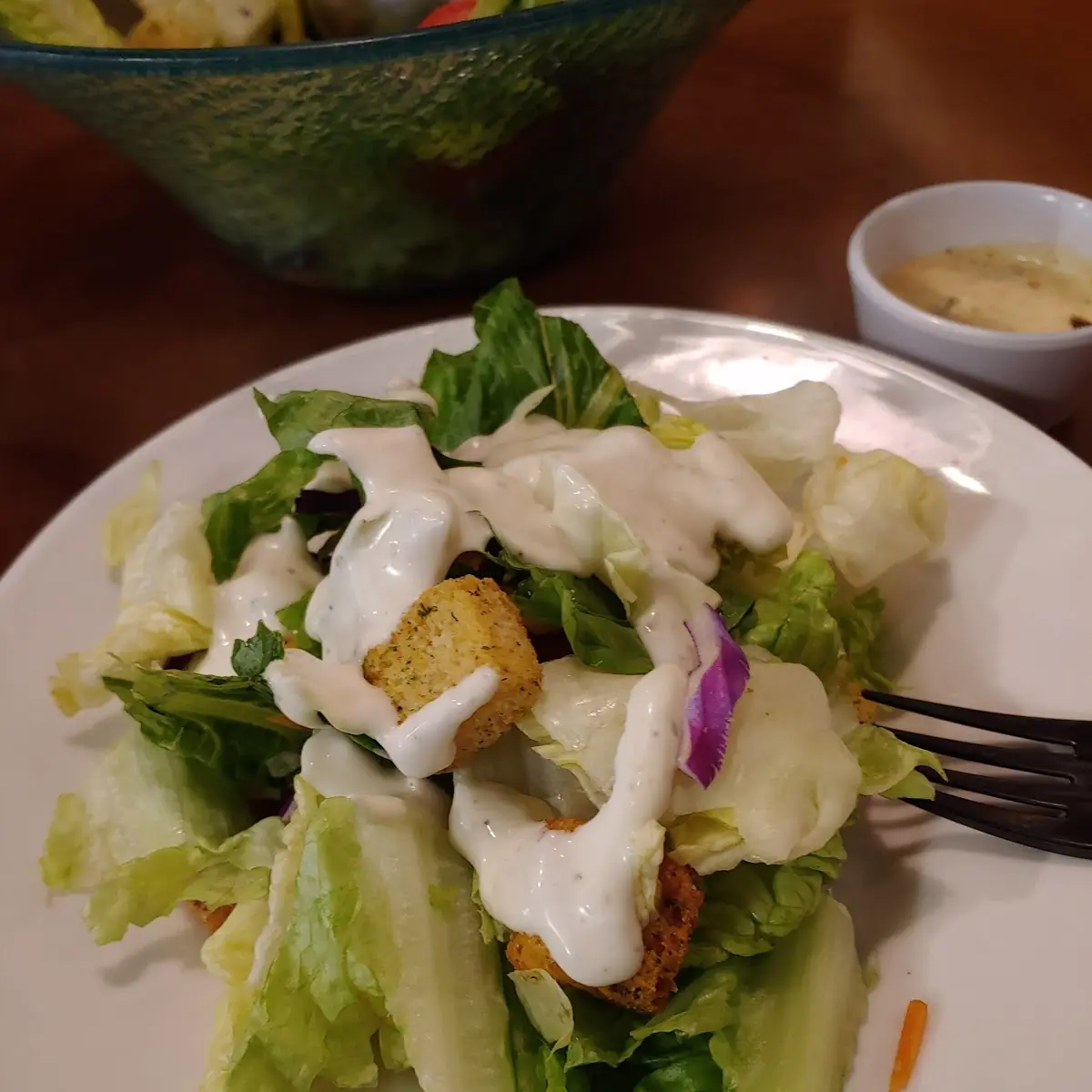 House Salad with Ranch Dressing