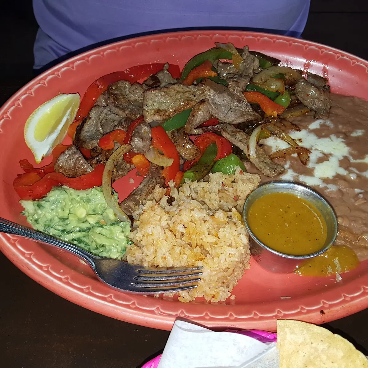 Steak Fajitas Plate
