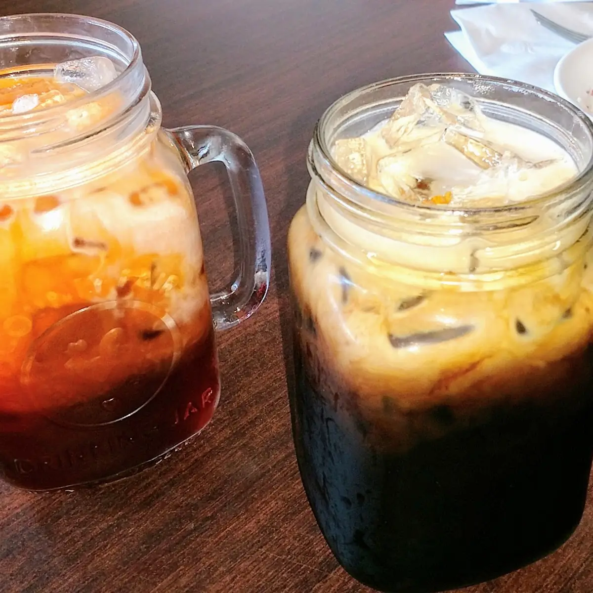 Thai Iced Coffee and Iced Tea