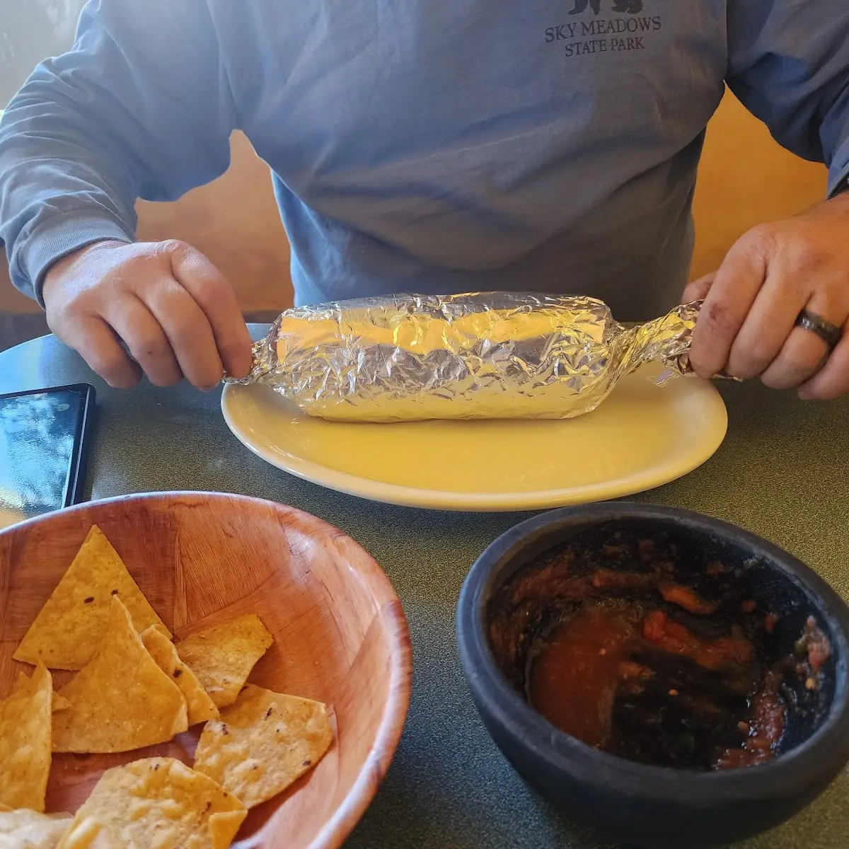 Pineapple Chicken Burrito