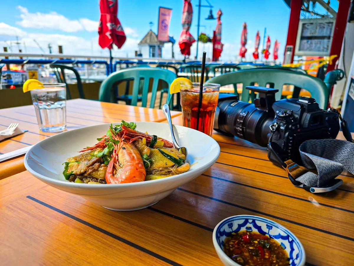 Spot Prawn Soy Noodles