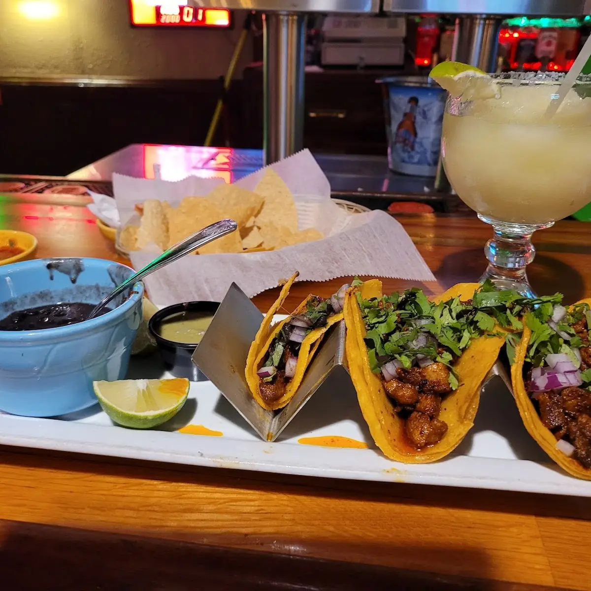One Beef and Bean Burrito One Beef Taco and One Tamale