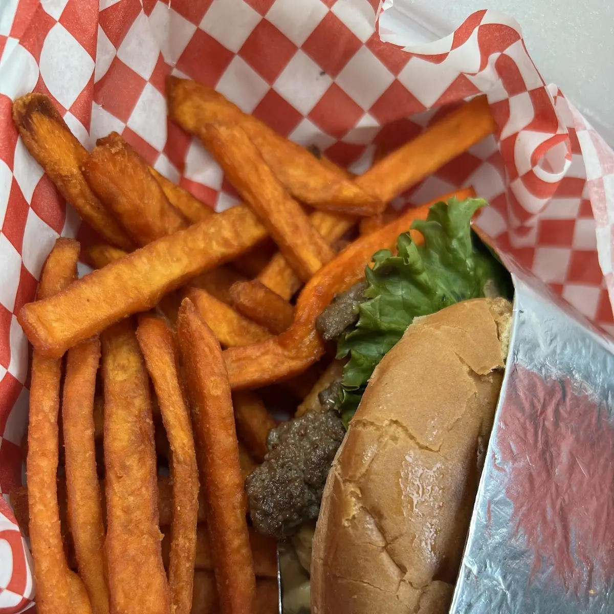 Pepper Jack Burger Basket