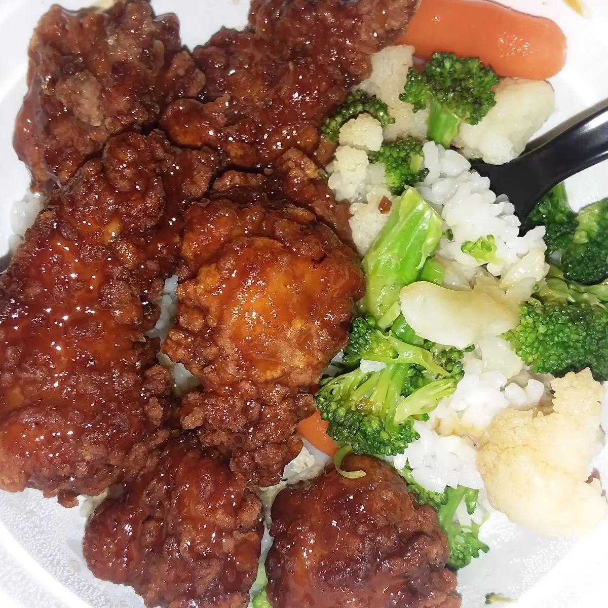 Orange Chicken Rice Bowl