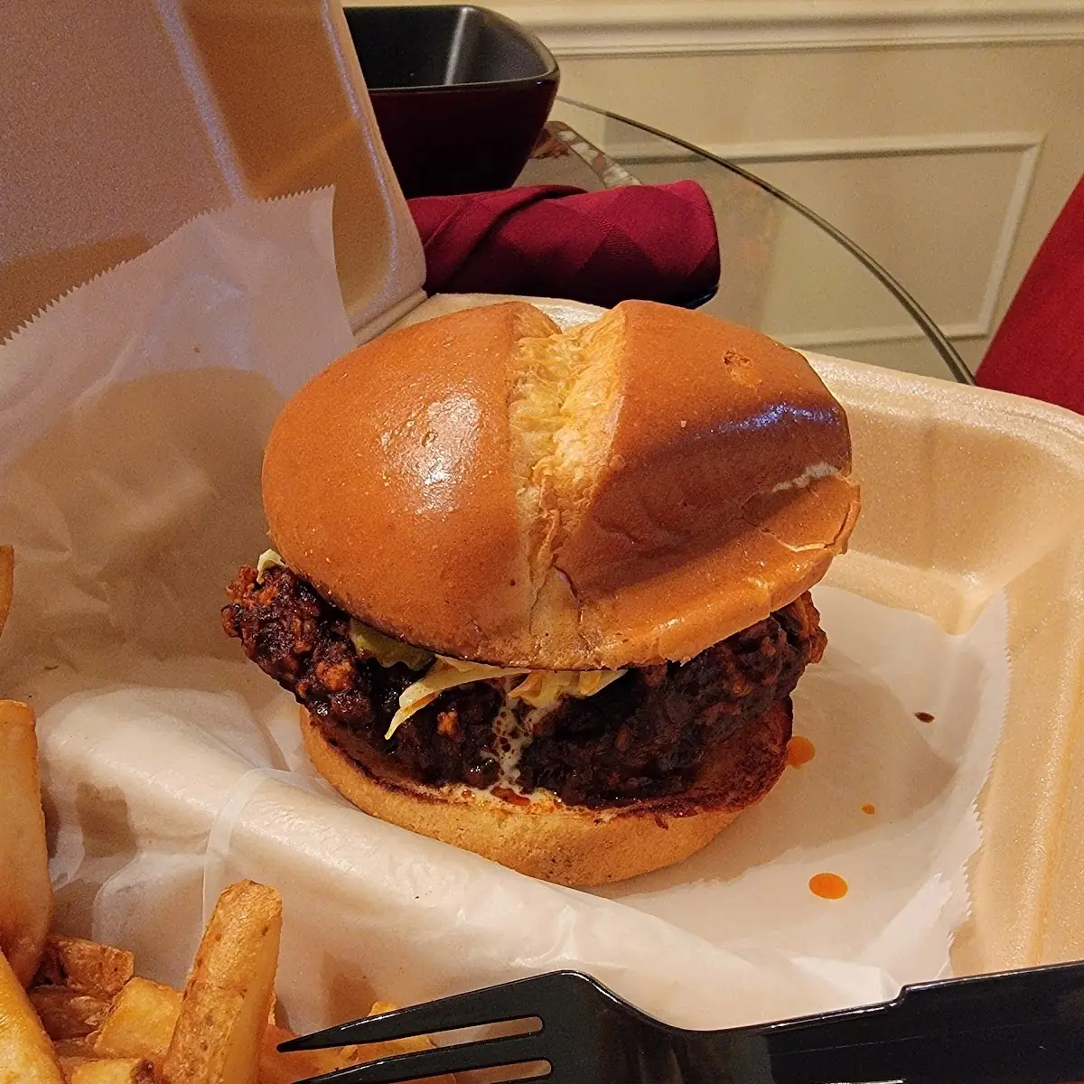 Nashville Hot Chicken Sandwich Combo